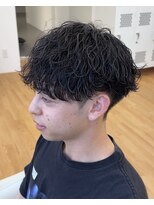 ビカム 名駅(become)&nbsp;【波巻きパーマ】メンズ刈り上げマッシュスパイラルツイスト名駅