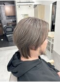 白髪ぼかしアッシュベージュ