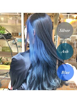 リリー 勝田台店(Lilly) 〈Lilly勝田台 佐藤愛〉ブリーチ１回＊ビビットブルー