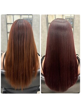 プリンシペ(PRINCIPE) 縮毛矯正Before＆After　髪質改善縮毛矯正/超音波トリートメント