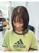 ハイジ(Heidi)&nbsp;顔まわりレイヤー×オリーブベージュ