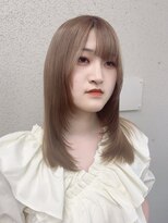 ヌークバイラヴェスト 四日市(neuk by lovest)&nbsp;韓国スタイル　顔まわり後れ毛cut