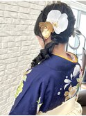 袴×ヘアアレンジ
