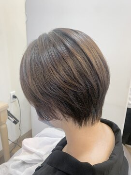 アルターリール(aL ter Rire) くびれヘア/アプリコットオレンジ/ハイライトカラー/福原遼華