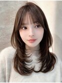 くびれヘア/髪質改善/縮毛矯正/レイヤーカット/韓国/顔周り/銀座