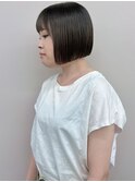池袋ボブ ぱつっとボブ 切りっぱなしボブ 抜け感ボブ ミニボブ