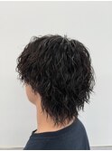 縦落ちパーマ/縦落ちウルフ