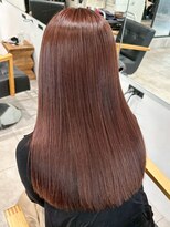 シオン(shion)&nbsp;ロング韓国ヘアオリーブベージュ暗めカラー_ba562621