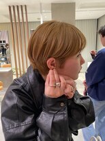 ビュートリアム 南青山(BEAUTRIUM)&nbsp;秋冬こそハイトーンカラーがかわいい♪/マッシュショート