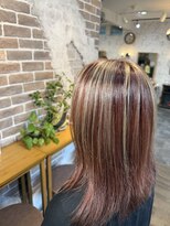 ボブフルール(BOB fleur)&nbsp;白髪ぼかし×アンブレラカラー