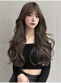 グレージュ ブリーチ1回 韓国ヘア