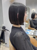 ティエラ 原宿 表参道(Tierra) 〈Tierra毛利仁美〉ロングからバッサリイメチェン!暗髪ボブ