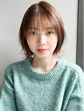 リヤン 表参道(lyann) ピンクベージュ結べるボブナチュラルカールデジタルパーマ