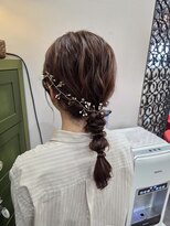 ラルーチェ ラスパ御嵩店(La Luce) ゆるっと可愛いローポニーアレンジ
