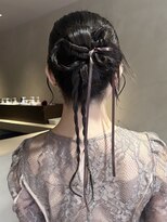 ロウROW)&nbsp;ヘアセット ポニーテールヘアアレンジ ヘアアレンジ タイトヘア