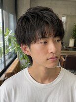 ローム(Rome)&nbsp;メンズウルフマッシュウルフ韓国ウルフニュアンスパーマ