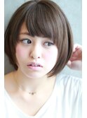 小顔シンプルなコケティッシュボブ　U-REALM otto