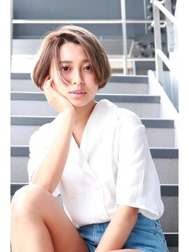 ヘアサロンエム 川越(HAIR SALON M) ハイトーン×ノーブルショート☆