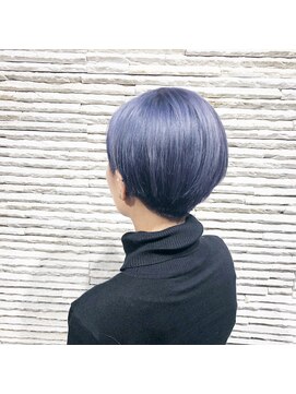 アクト 原宿(ACT) デザインカラー×ブルーアッシュ