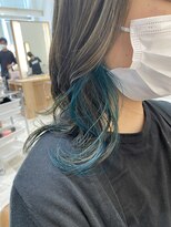 アテナ(ATENA) ターコイズブルー×インナーカラー【ATENA中嶋】