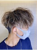 ツイスパ×ブロンドメッシュ