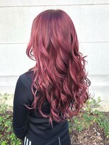 カルフール ロコ 草加西口店(Carrefour LOCO)&nbsp;ダブルカラー/レッドチェリーピンク/ケアブリーチ/派手カラー