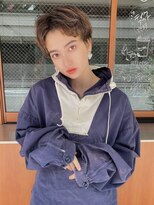 ルービック(Rubik's)&nbsp;大人可愛い20代30代40代無造作ベリーショート/センターパート