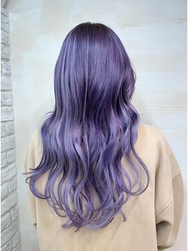 アンククロス 表参道(ANKH CROSS) ラベンダーカラー エクステ74枚