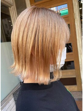 ボアップ 新居浜店(boappu) #ボブ#ハイトーン#カラー