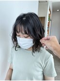 パーマ風アレンジ