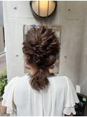 結婚式ヘアセット×tight arrange