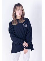 ブリング バイ スノードロップ 吉祥寺(BRING by Snowdrop)&nbsp;黒髪/グレーベージュ/レイヤーロング/前髪パーマ/吉祥寺