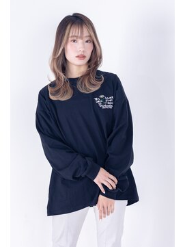 ブリング バイ スノードロップ 吉祥寺(BRING by Snowdrop) 黒髪/グレーベージュ/レイヤーロング/前髪パーマ/吉祥寺