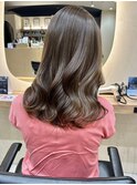 シークレットハイライトカラーミルクティーベージュケアブリーチ