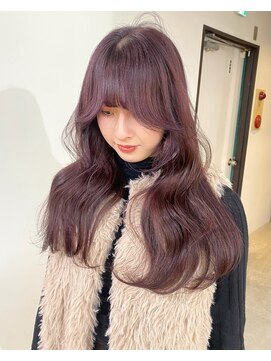 ニコフクオカヘアーメイク(NIKO Fukuoka Hair Make) 【NIKO】ブリーチなしwカラーでまろやかピンクラベンダー♪