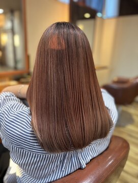 ヘアー キューブ フィール 都町店(hair cube feel) 酸熱トリートメントカラー