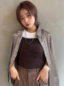 エクー(ECOO) 『 　ミニバング × パープルグレージュ　 』　　ECOO