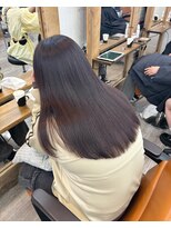 ナンバー アンフィール 渋谷(N° anfeel) 艶髪透明感ラベンダーカラー×髪質改善トリートメント