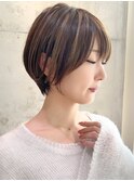 最新トレンド　おしゃれショート　say.重政　ショートボブ