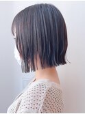 Say.縮毛矯正グレージュボブ透明感切りっぱなし表参道青山原宿