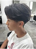 メンズマッシュパーマニュアンスパーマスパイラルパーマ刈り上げ