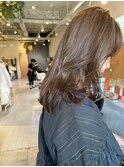 根元からツヤ感イノアカラー