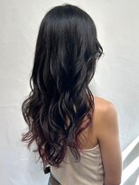 リコ 池袋東口店(Liko)&nbsp;【Liko　池袋東口店】インナーカラー　ダークチェリー　ツヤ髪