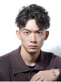 【alpha 新宿】アップバング×スパイラルパーマ