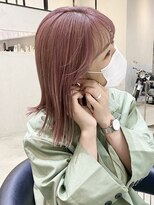 ラフヘアデザイン(Raf hair design)&nbsp;バレイヤージュコントラストハイライトミルクティーベージュ