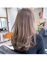 ハーツ(Heart's) 白髪ぼかし脱白髪染めショートボブ髪質改善40代50代60代