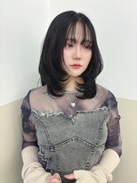 ボヌール 銀座並木通り店(Bonheur)&nbsp;【銀座/有楽町】stilist高落　姫カットレイヤーダークブラック