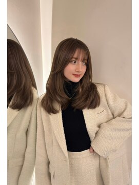 ラル 立川南口(lar) 王道ミディアム_イメチェン美髪外ハネボブホワイトブロンド