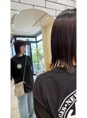 20代30代大人かわいいツヤ感外はねレイヤーミディアム