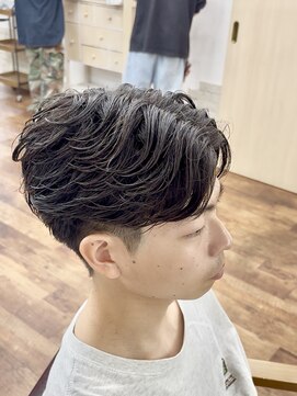 メルシー トータル ブランディング サロン(merci TOTAL BRANDING SALON) メンズ　フェザーパーマ